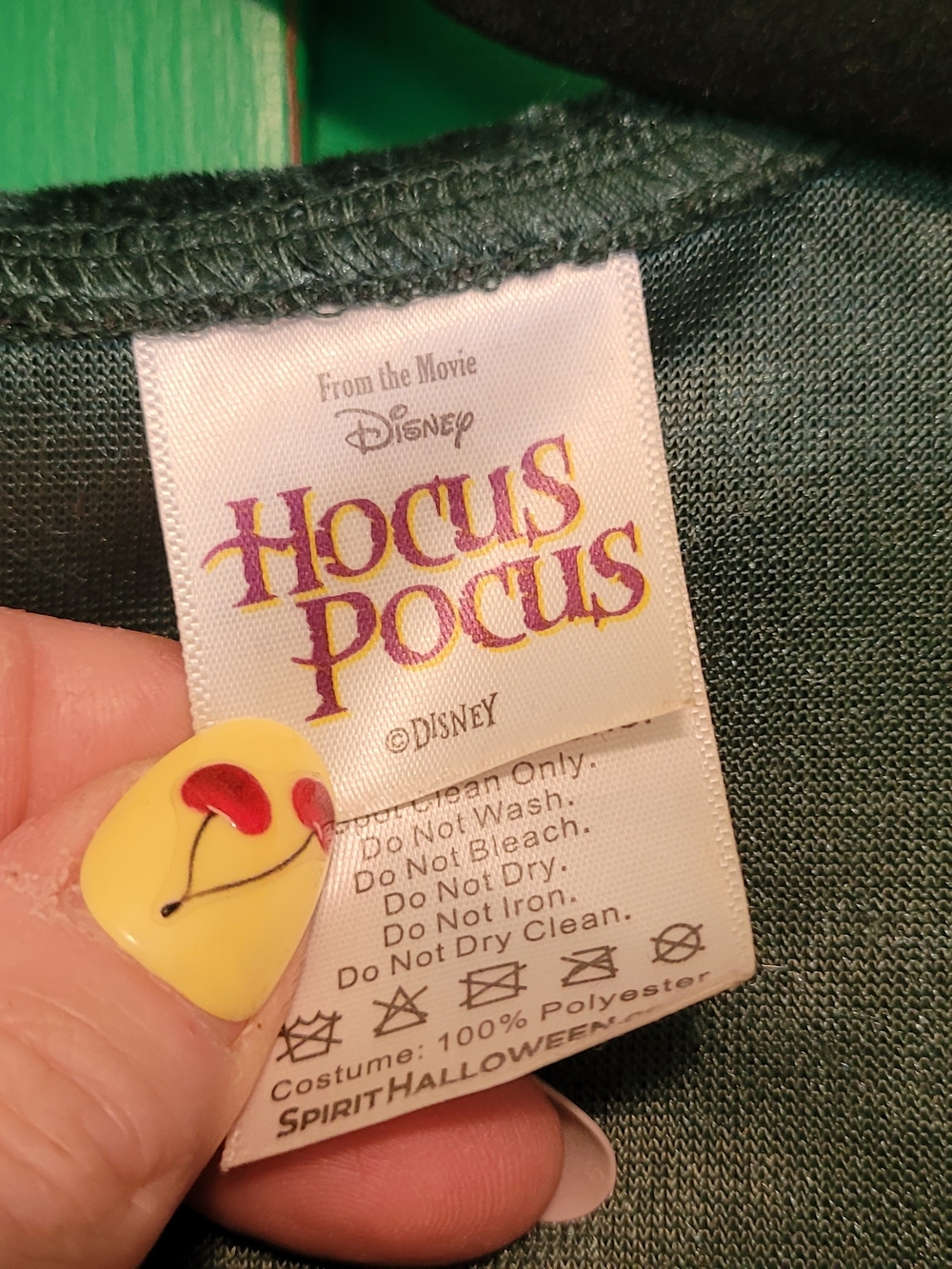 Disney Hocus Pocus Green And Purple Witch Dress - Picture 5 of 7